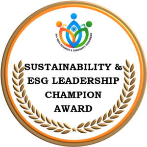 SUSTAINABILITY & ESG LEADERSHIP CHAMPION AWARD