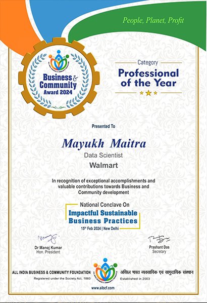 National achievement awards